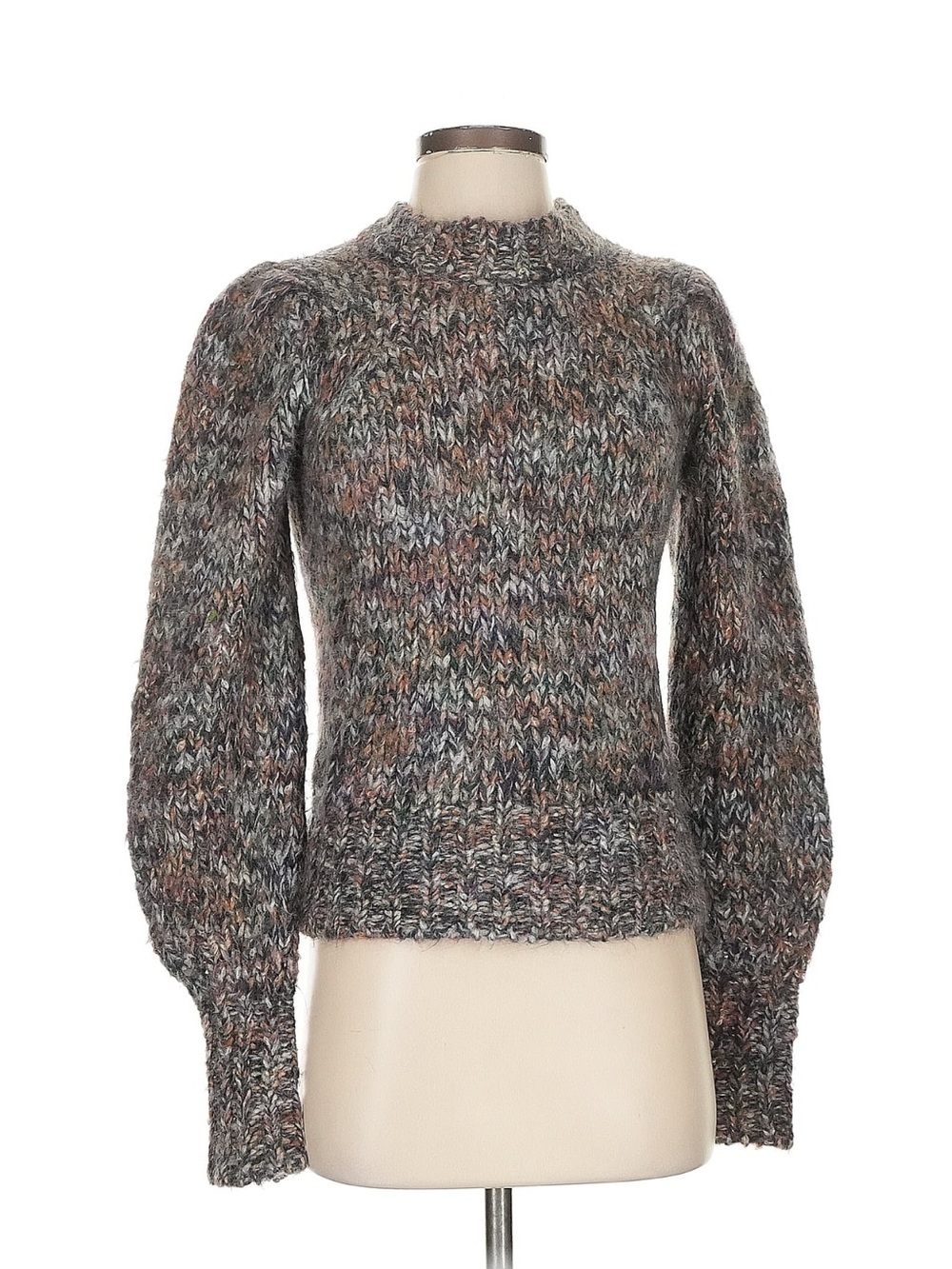 Veronica Beard Multicolor Marled Knit Sweater